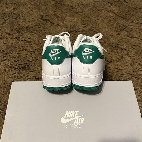 Nike Air Force 1 '07 White/Malachite-White (FJ4146-102) Mens Size 10 - Picture 5 of 8